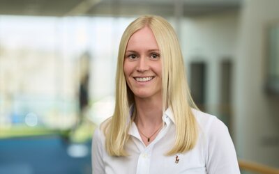 Portrait von Christiane Winter, customer service and energy billing at EW Eichsfeldgas