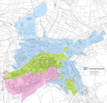 Druckzonen in Heilbad Heiligenstadt